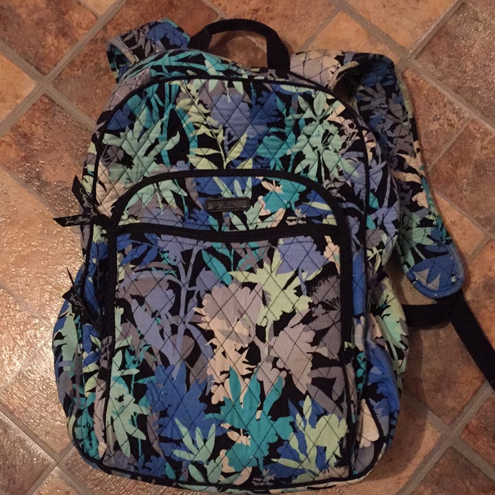 Vera Bradley bookbag Camofloral pattern